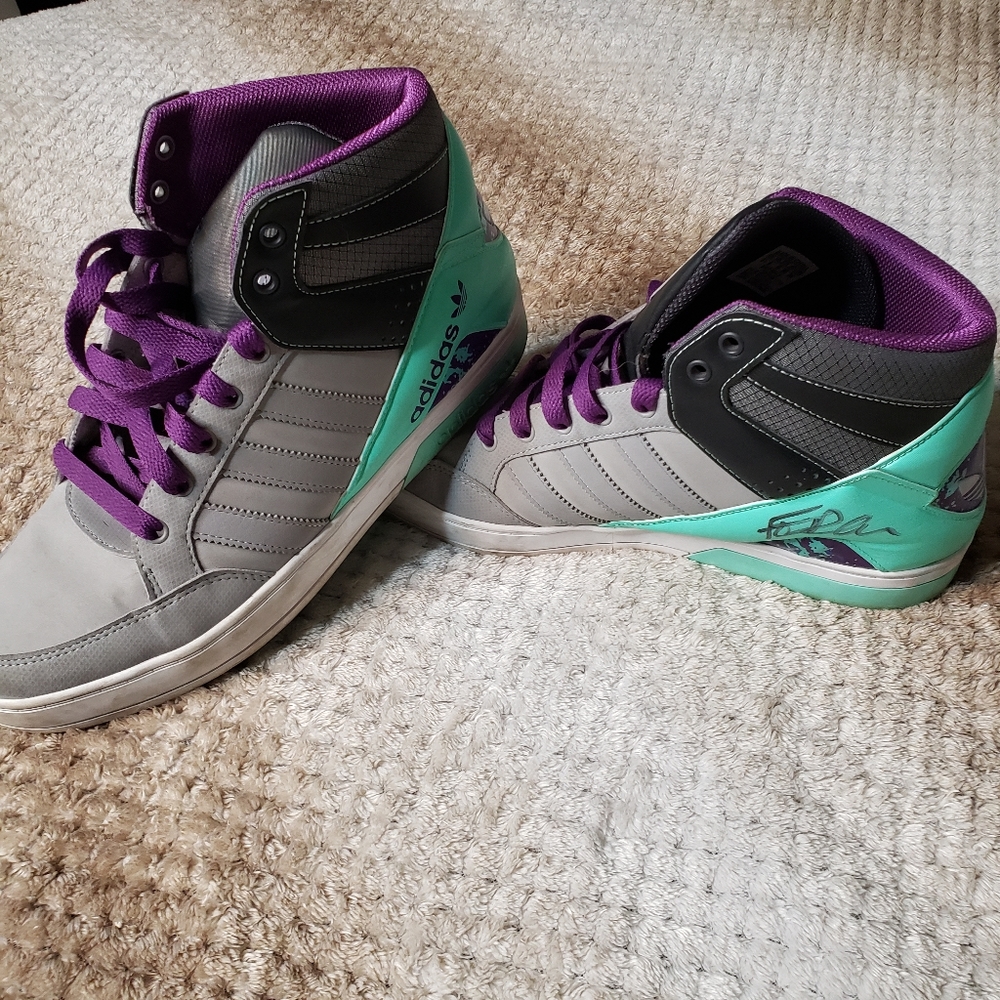 Adidas high tops signed by SOCIAL CLUB!